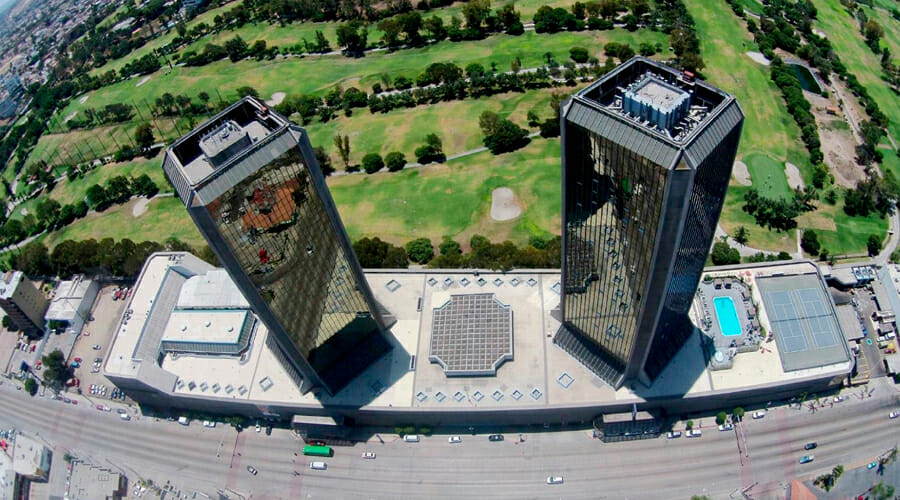 Twin Towers in Mexico