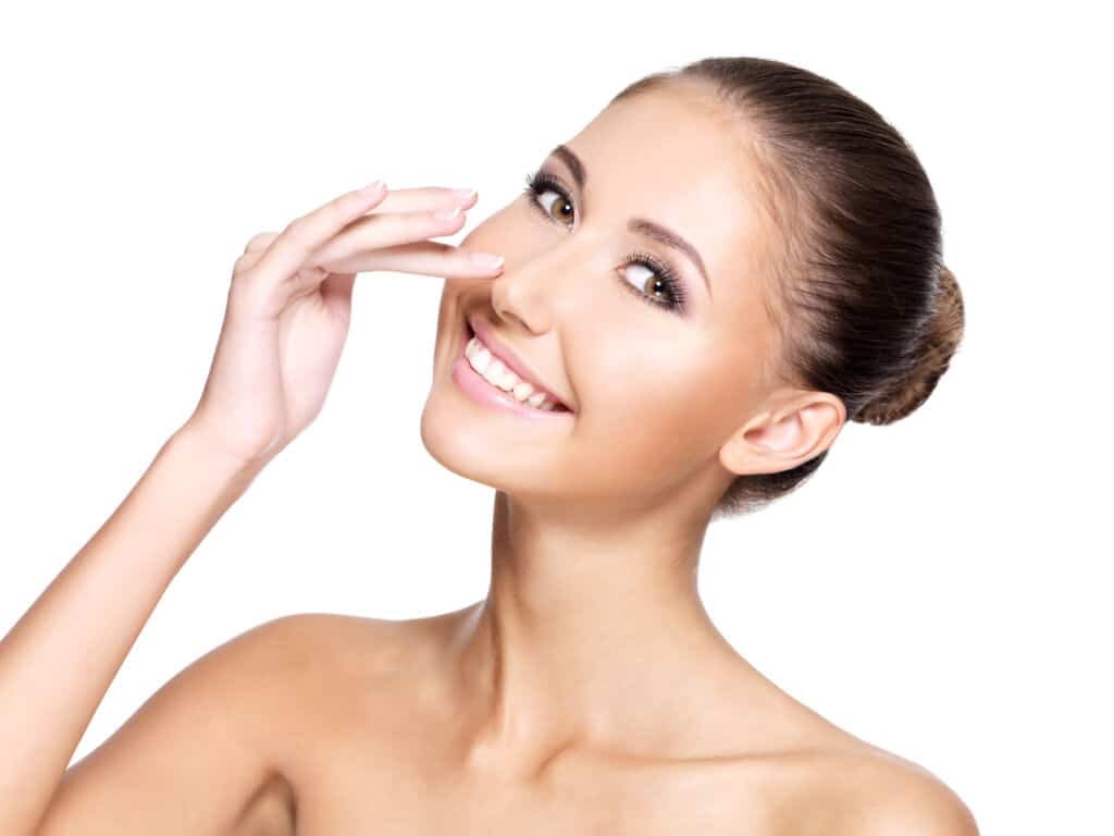 Women smiling after a Nose Job in Mexico