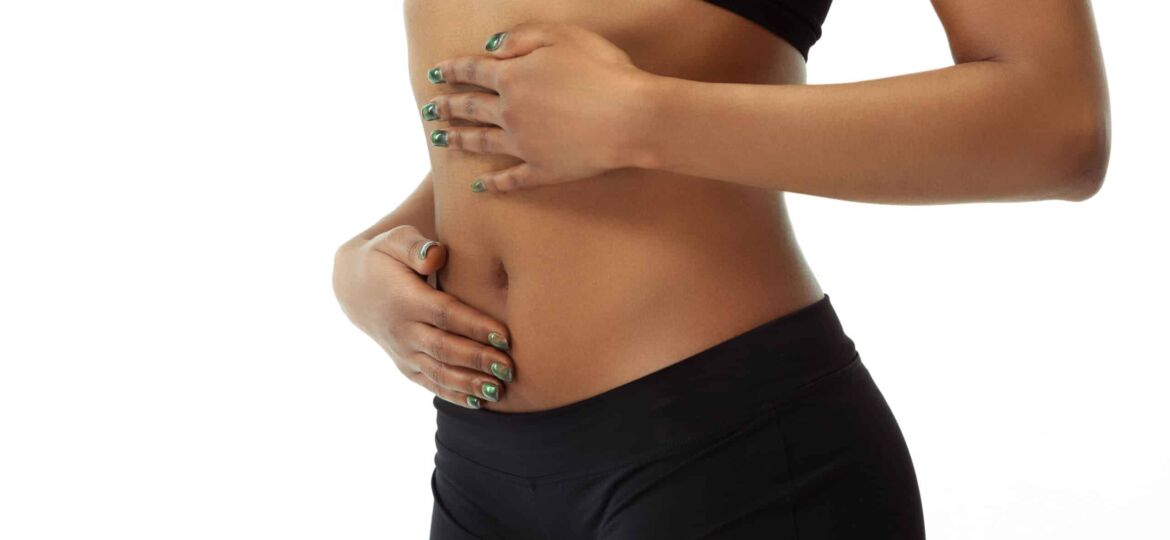 Woman´s abdominal area
