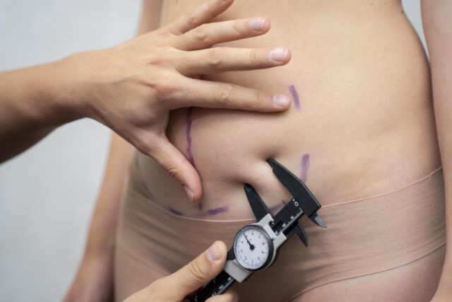 close up hand using medical tool patient