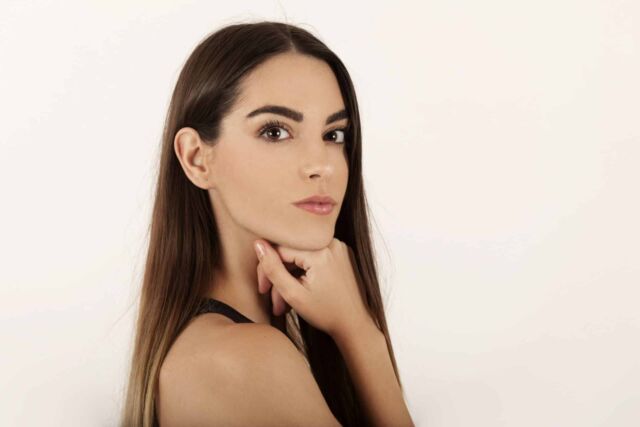 a model face