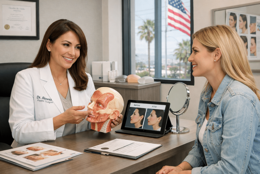 Cosmetic surgery consultation for patients from California considering treatment in Tijuana